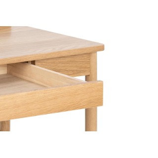 Bureau scandinave en bois avec tiroir L110 - HELLIN