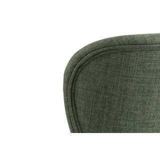 Chaise bois de chêne et tissu coloré : style scandinave | Hellin