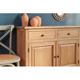 Buffet 2 portes en chêne massif VICTORIA - HELLIN