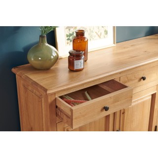 Buffet 2 portes en chêne massif VICTORIA - HELLIN