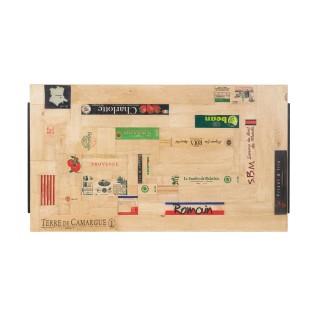 Table indus rectangulaire en bois recyclé et pied métal L160 DEMETER - HELLIN