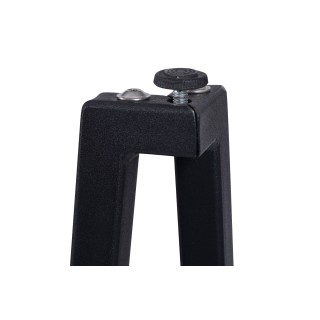 Table indus rectangulaire en bois recyclé et pied métal L160 DEMETER - HELLIN