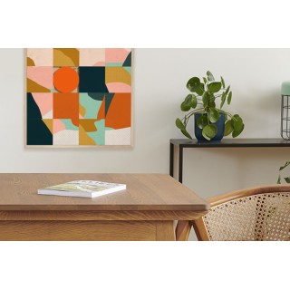 Tableau en bois taquin paysage baigné de lumière 63 x 78 RELIEF - HELLIN