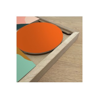 Tableau en bois taquin paysage baigné de lumière 63 x 78 RELIEF - HELLIN