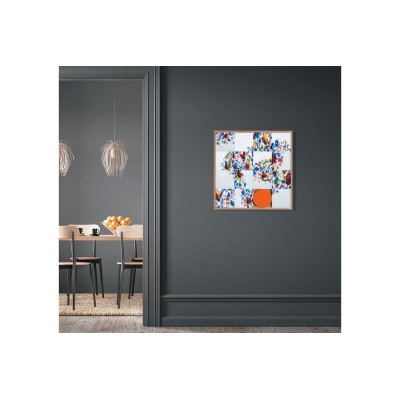 Tableau en bois taquin IRSUT édition limitée  63 x 63  ALL AROUND - HELLIN