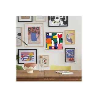 Tableau en bois explosion de couleurs  48 x 48 Montis- HELLIN