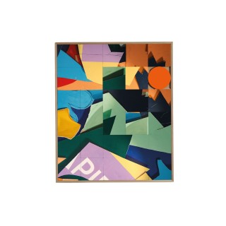 Tableau en bois taquin Street Art  78 x 93  PAPER - HELLIN