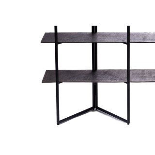 Bibliothèque double design en métal - HELLIN