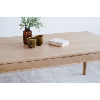 Table à manger rectangulaire extensible en bois L160/234 BONIE - HELLIN
