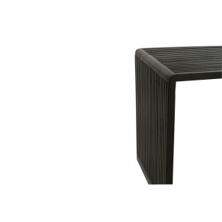 Table basse gigogne carrée en teck recyclé L50 (set de 2) -HELLIN