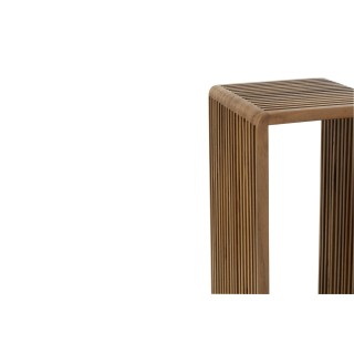 Sellette gigogne carrée en teck recyclé L34 (set de 2) - HELLIN