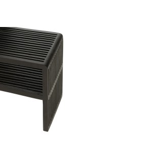 Console gigogne à double plateau en teck recyclé (set de 2) -HELLIN