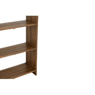 Bibliothèque en teck recyclé 4 tablettes L88 -HELLIN