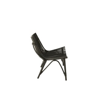 Fauteuil lounge en bambou et rotin - HELLIN