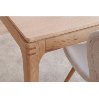 Table à manger rectangulaire extensible en bois L160/234 BONIE - HELLIN