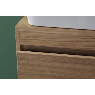 OCCASION Meuble sous vasque en bois et métal Brighton / 80 centimètres