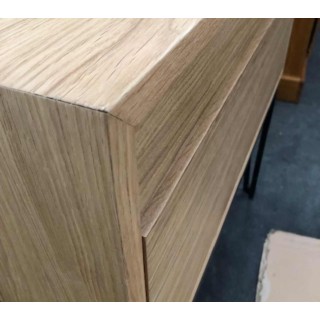 OCCASION Meuble sous vasque en bois et métal Brighton / 80 centimètres