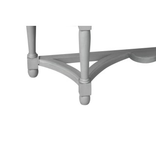 Console drapier romantique en bois double plateau 1 tiroir BERENICE - HELLIN