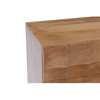 Table de chevet en manguier 2 tiroirs L50 DOVE - HELLIN