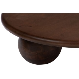 Table basse ronde ethnique en manguier D90 KANO - HELLIN