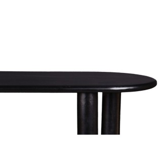 Console ovale en bois style ethnique L110 RUNDU - HELLIN