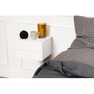 Table de chevet suspendu 2 tiroirs AIX - HELLIN