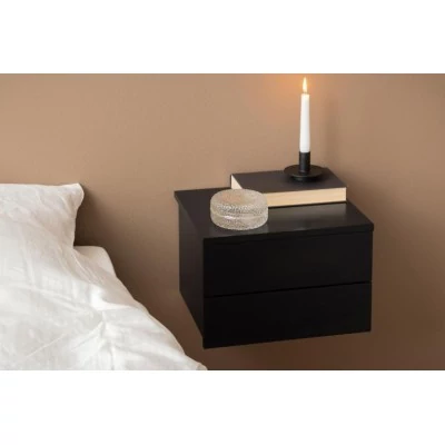 Table de chevet suspendu 2 tiroirs AIX - HELLIN
