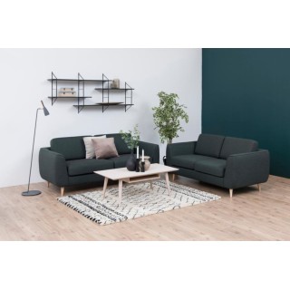 Table basse rectangulaire chêne blanchi avec niche L115 CENTIOR - HELLIN