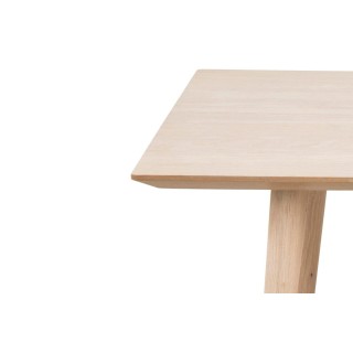 Table basse rectangulaire chêne blanchi avec niche L115 CENTIOR - HELLIN