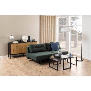 Table basse rectangulaire en céramique et métal (set de 2) KATHY - HELLIn