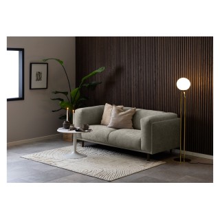 Table basse ronde en céramique et métal D60 MONA - HELLIN