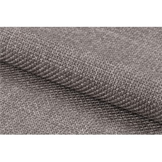 Tabouret de bar en tissu bicolore gris et brun (lot de 2) - ALICIA