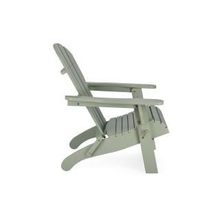 Fauteuil relax pliant à accoudoirs en bois LOUISIANE - HELLIN