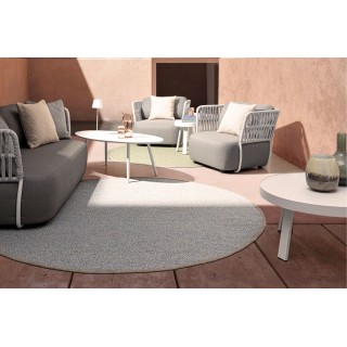 Table basse de jardin ronde en métal D71 LA BAULE - HELLIN