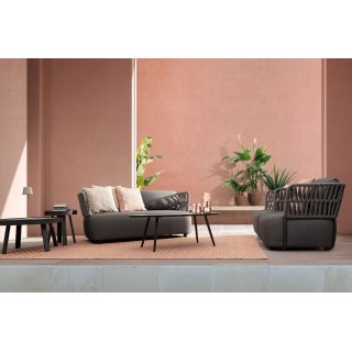 Table basse de jardin ronde en métal D41 LA BAULE - HELLIN