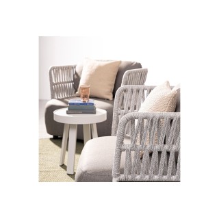 Table basse de jardin ronde en métal D41 LA BAULE - HELLIN