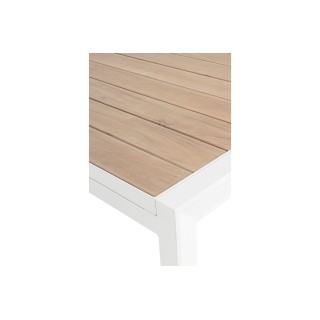 Table à manger de jardin extensible en métal L160/240 FREJUS - HELLIN