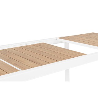 Table à manger de jardin extensible en métal L160/240 FREJUS - HELLIN