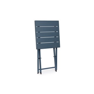 Table basse carrée de jardin pliante en métal L44 CABOURG - HELLIN