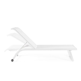 Bain de soleil inclinable en aluminium et toile (lot de 2) CABOURG - HELLIN