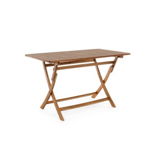 Table de jardin rectangulaire pliable en acacia L120 CANCALE - HELLIN