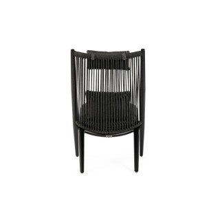 Fauteuil de jardin lounge design en métal (lot de 2) - BELLE ILE