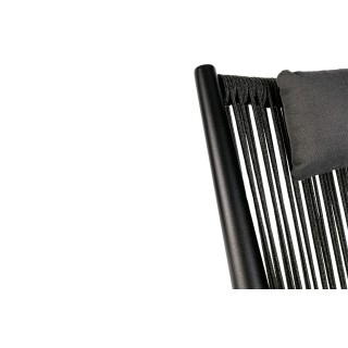 Fauteuil de jardin lounge design en métal (lot de 2) - BELLE ILE