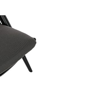 Fauteuil de jardin lounge design en métal (lot de 2) - BELLE ILE