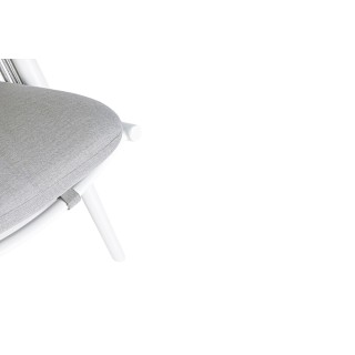 Fauteuil de jardin lounge design en métal (lot de 2) - BELLE ILE