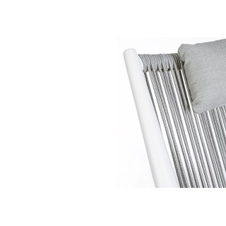 Fauteuil de jardin lounge design en métal (lot de 2) - BELLE ILE