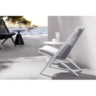 Table basse de jardin ronde en aluminium D50 - HOSSEGOR