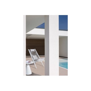 Table basse de jardin ronde en aluminium D50 - HOSSEGOR