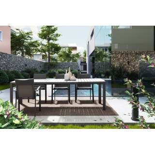 Table de jardin extensible en aluminium pour 8/10 personnes AVIGNON- HELLIN