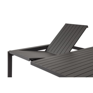 Table de jardin  carrée extensible en métal L97/149 AVIGNON - HELLIN